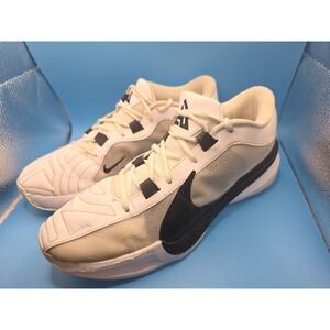 Nike Zoom Giannis Freak 5 TB Men's Sz 11 White Black Basketball Shoes DZ2946-100